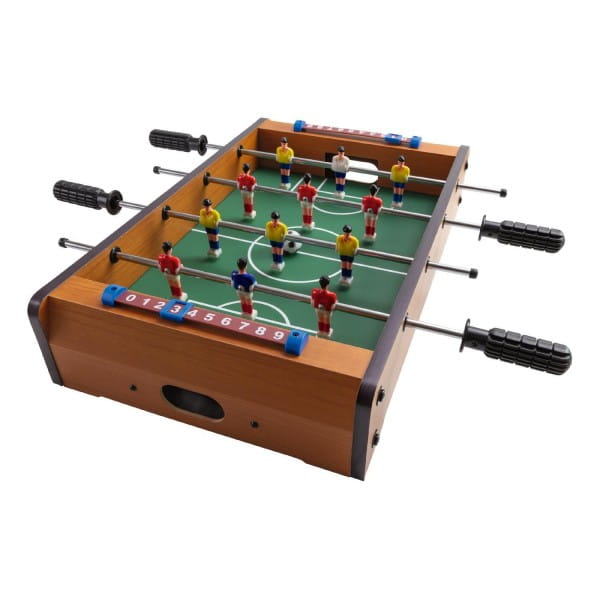 Fußball-Tischspiel Mit 4 Stangen aus Holz Inkl 2 Scoreboards