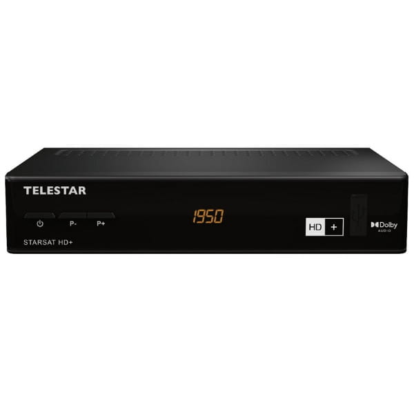 STARSAT HD+ HDTV Satreceiver mit HD+ Kartenleser Mediaplayer