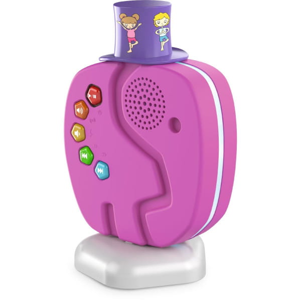 TECHNIFANT Audio Player und Nachtlicht für Kinder pink
