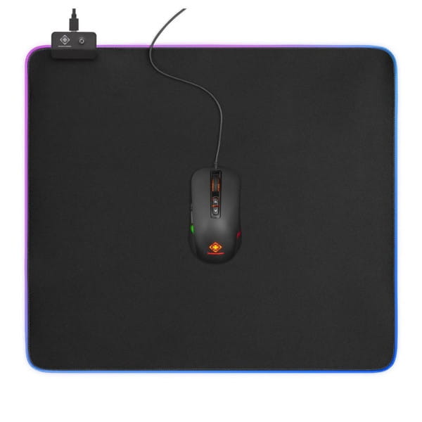 XXL Gaming Mauspad RGB (45 x 40cm , 6 x RGB-Modi, 7 x Static-Modi) B-Ware